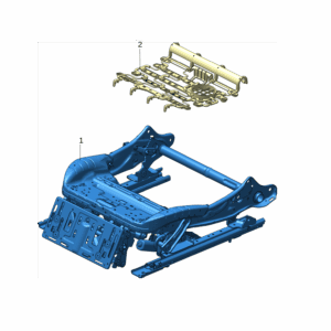 6608145520 Front Seat Cushion Frame, Right For ZEEKR X - JLL Auto Parts