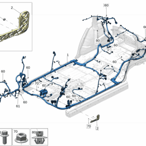 6608177714 Body Wire Harness For ZEEKR X - JLL Auto Parts