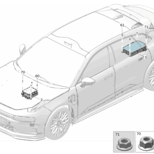 6608226176 On-board Charger (ODP) For ZEEKR 7X - JLL Auto Parts