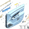 6608226873LA2 Front Door Trim Panel Assembly (Applicable model needs context, e.g., Left/Right) For ZEEKR 7X - JLL Auto Parts