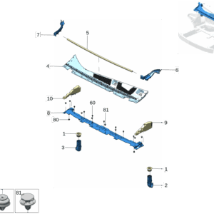 8888911956 Water Drain Tube Plug For ZEEKR X - JLL Auto Parts