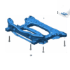 8890288496 Front Subframe For ZEEKR X - JLL Auto Parts