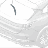 8890924187 Rear Fender Flare Right For ZEEKR 7X - JLL Auto Parts