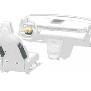 8891822191GA8 Driver Side Airbag For ZEEKR X - JLL Auto Parts