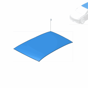 8892304152 Fixed Panoramic Sunroof Glass For ZEEKR X - JLL Auto Parts