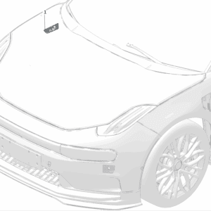 8892451944B03 Fender Trim / Garnish Right For ZEEKR 7X - JLL Auto Parts