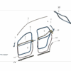 8892616202 A-Pillar Outer Garnish Seal, Left For ZEEKR X - JLL Auto Parts