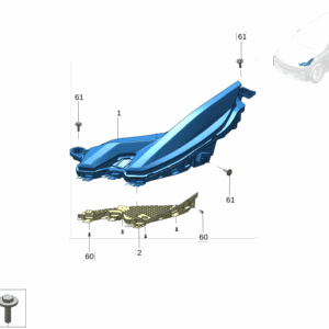 8892657515 Cornering Lamp, Left For ZEEKR X - JLL Auto Parts