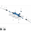 8892821496 Steering Gear with Tie Rod Assembly For ZEEKR X - JLL Auto Parts