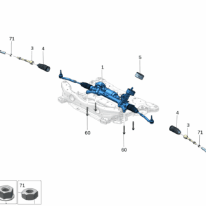 8892821496 Steering Gear with Tie Rod Assembly For ZEEKR X - JLL Auto Parts