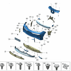 8892908118 Front Bumper Lower Cover For ZEEKR X - JLL Auto Parts