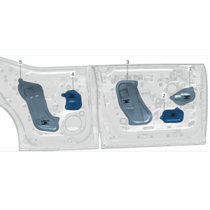 8893257653 Front Door Water Shield, Right For ZEEKR X - JLL Auto Parts