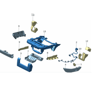 8893418224 Seat Folding Switch, Left For ZEEKR X - JLL Auto Parts