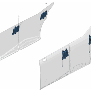 8893432492C18 Front Door Flush Electric Handle Assembly, Left For ZEEKR X - JLL Auto Parts