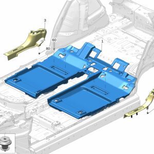 8893436628BA0 Rear Carpet For ZEEKR X - JLL Auto Parts