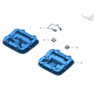 8893551547GA8 Overhead Console (OHC) For ZEEKR X - JLL Auto Parts