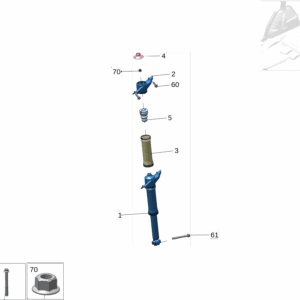 8894239666 Rear Shock Absorber Assembly, Right For ZEEKR X - JLL Auto Parts