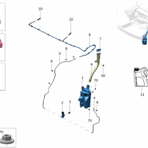8894247134 Washer Reservoir For ZEEKR X - JLL Auto Parts