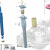 8894582942 Rear Shock Absorber Assembly Left For ZEEKR 7X - JLL Auto Parts