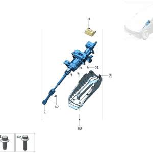 8894687221 Steering Column For ZEEKR X - JLL Auto Parts