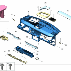 8894715413GA8 Upper Steering Column Cover For ZEEKR X - JLL Auto Parts