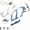 8899600138C15 Upper Side Member Outer Panel, Right For ZEEKR X - JLL Auto Parts