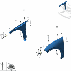 8899600902C15 Front Fender, Right For ZEEKR X - JLL Auto Parts