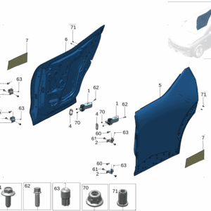 8899666520 Rear Door Check For ZEEKR X - JLL Auto Parts