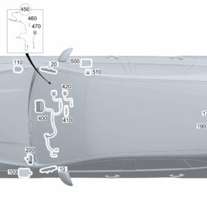 A 213 905 69 00 Antenna Amplifier, above Tailgate For Mercedes-Benz EQA 260 | SKU: A 213 905 69 00
