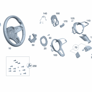 A00046041029E38 Steering Wheel For Mercedes-Benz EQA 260 - JLL Auto Parts