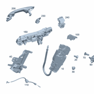 A0997303801 Door Lock, Left For Mercedes-Benz EQA 260 - JLL Auto Parts