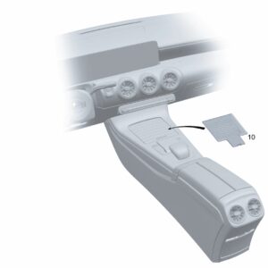 A1778231000 Mobile Phone Inductive Charging Tray For Mercedes-Benz EQA 260 | SKU: A1778231000