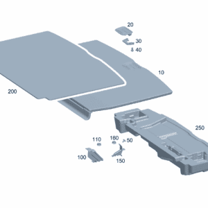 A24368015009E07 Luggage Compartment Floor For Mercedes-Benz EQA 260 - JLL Auto Parts