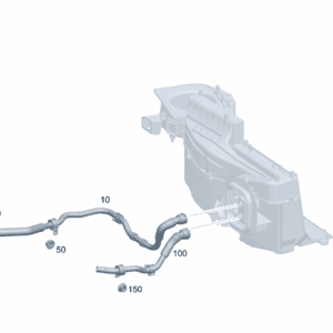 A2438303600 Hose, Heat Exchanger to Switching Valve For Mercedes-Benz EQA 260 | SKU: A2438303600