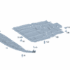 A2438855303 Bumper Reinforcement, Front For Mercedes-Benz EQA 260 - JLL Auto Parts