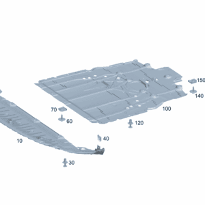 A2438855303 Bumper Reinforcement, Front For Mercedes-Benz EQA 260 - JLL Auto Parts
