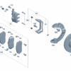 A2474214300 Brake Caliper Housing, Left Repair Kit For Mercedes-Benz EQA 260 - JLL Auto Parts