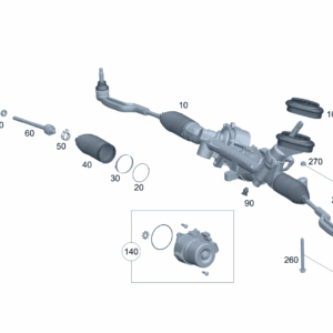 A2474602702 Steering Gear For Mercedes-Benz EQA 260 - JLL Auto Parts