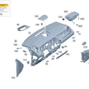 A24768015057C70 Instrument Panel For Mercedes-Benz EQA 260 - JLL Auto Parts