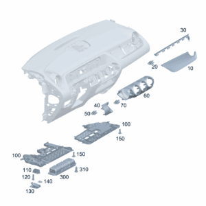 A2476802904 Trim, Passenger Side For Mercedes-Benz EQA 260 - JLL Auto Parts