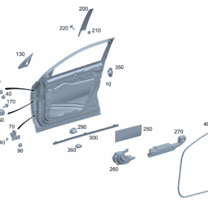 A2477202703 Front Door, Left For Mercedes-Benz EQA 260 - JLL Auto Parts