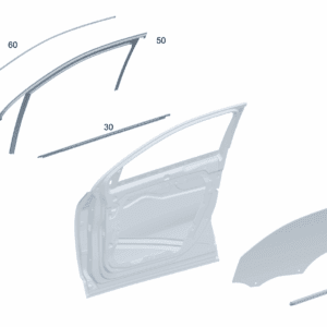 A2477254701 Side Window, Left For Mercedes-Benz EQA 260 - JLL Auto Parts