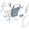 A2477305901 Rear Door, Left For Mercedes-Benz EQA 260 - JLL Auto Parts