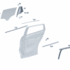 A2477357101 Side Window, Left For Mercedes-Benz EQA 260 - JLL Auto Parts
