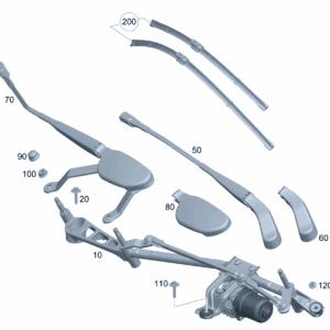 A2478204202 Windshield Wiper System Repair Kit For Mercedes-Benz EQA 260 - JLL Auto Parts