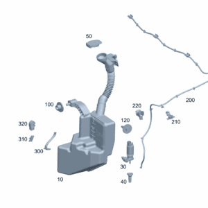 A2478690500 Washer Fluid Reservoir For Mercedes-Benz EQA 260 | SKU: A2478690500