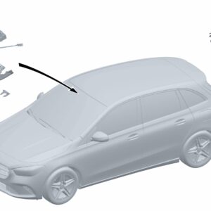 A2479007708 Control Unit, Rain/Light Sensor For Mercedes-Benz EQA 260 | SKU: A2479007708