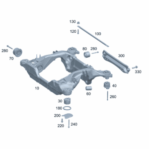 A2953501703 Rear Axle Carrier For Mercedes-Benz EQE - JLL Auto Parts