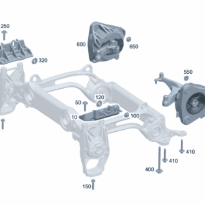 A2973307300 Bracket, Left Front For Mercedes-Benz EQE - JLL Auto Parts