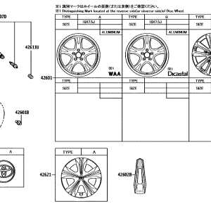 426110R530 Disc Wheel (Applicable to Toyota bZ4X)